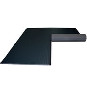 Dollamur 10'x10'x1.25 Martial Arts Mat, Black, Tatami, FLEXI-Connect®