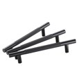 thumbnail image 6 of AITITAN 10 Pack Black Cabinet Handles Knurled Cabinet Pull - 7 Inch (5 Inch Hole Centers) Matte Black Cabinet Pulls and Black Handles for Kitchen Cabinets, Dresser Drawers and Wardrobe, 6 of 9