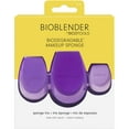 thumbnail image 3 of EcoTools Bioblender Makeup Sponge Trio, Large, Medium, and Small Beauty Blenders for Foundation, 3 Count, 3 of 15