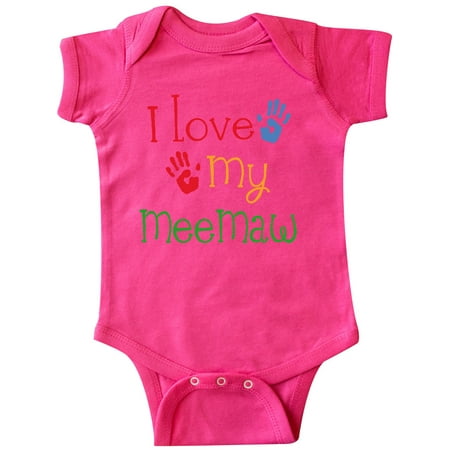 

Inktastic I Love My MeeMaw Gift Baby Girl Bodysuit