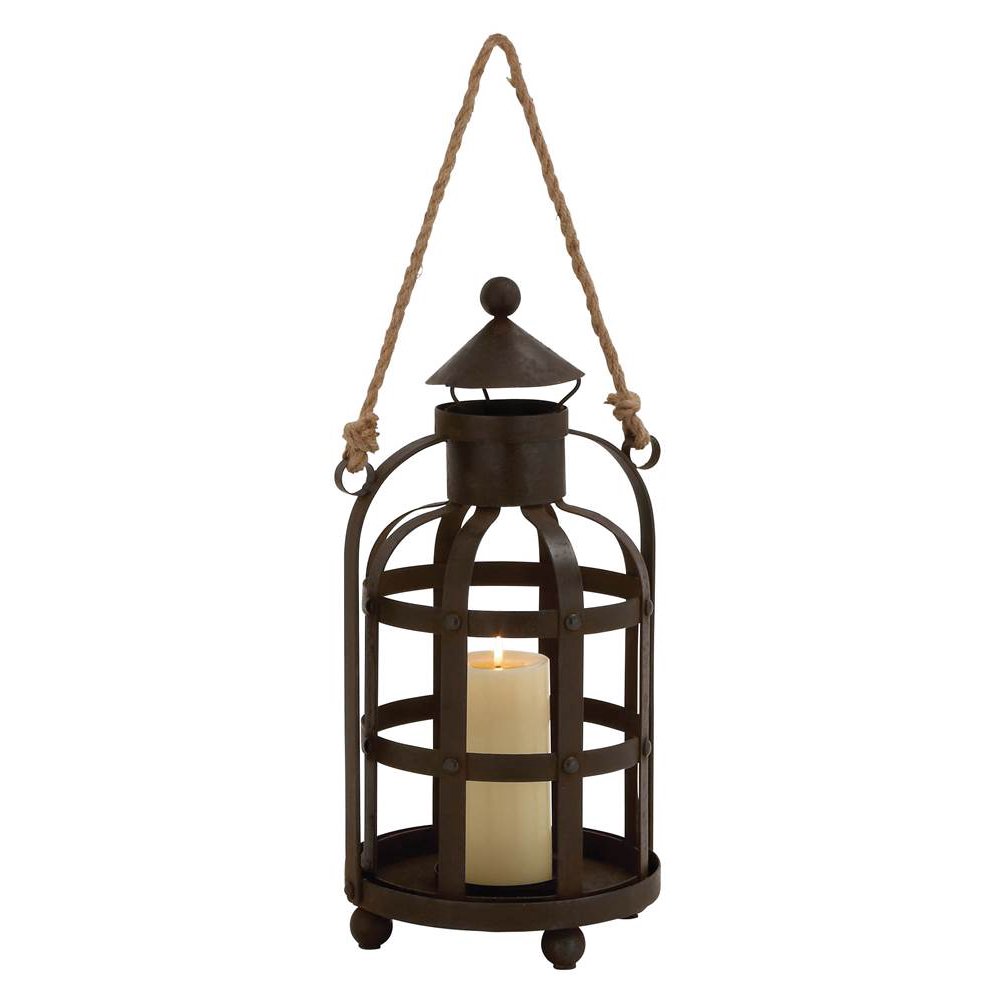 Candle Lantern with Rope Handle