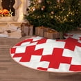 thumbnail image 5 of Sikiie Red Cross 1 Nativity Christmas Tree Skirt, Jesus Christian Winter Holiday Tree Mat Decoration(30-48IN)48", 5 of 6