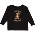 thumbnail image 3 of Inktastic Nuts About Daddy Boys or Girls Long Sleeve Toddler T-Shirt, 3 of 5