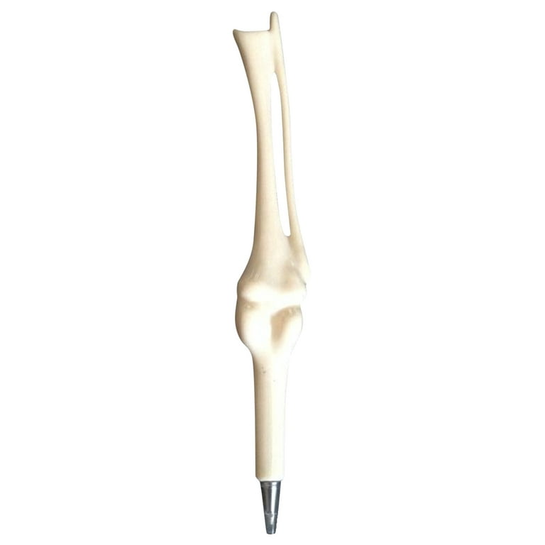 Pianpianzi Retractable Pens Medium Point Pasta Pens Ink Pens Fine Point  Fancy Novelty Bone Shape Ballpoint Pens Ink Pen Finger Pen Doctor Pen