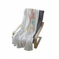 thumbnail image 4 of Beach Saying Soft Flannel Fleece Throw Blanket, Brush Lettering Composition with 2 Sunbeds and an Umbrella, Cozy Plush for Indoor and Outdoor Use, 60" x 80", Pale Orange Coral, by Ambesonne, 4 of 6