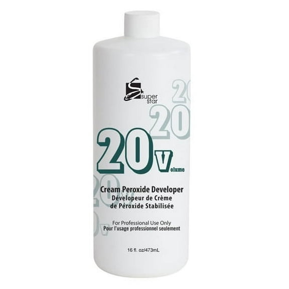 Super Star 20 Volumes Hair Cream Peroxide Developer, 16 Oz, 3 Pack