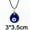4-Waterdrop Blue Eye, variant on 2024 Turkish Hamsa Lucky Blue Evil Eye Pendant Necklace Women Men Jewellery Gift-9-Black Eye