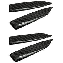4Pcs Universal Carbon Fiber Car Rearview Mirror Trim Side Mirror Protector Guard