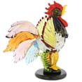 thumbnail image 2 of Glass Of Venice Murano Glass Rooster Sculpture, 2 of 4