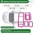 thumbnail image 2 of Cubierta del panel de interruptores de elevación de ventanas para Dodge Ram 1500-3500 2019-2023, 2 of 6