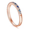 thumbnail image 2 of Anillo de Plata Yashi S925 con Circonitas 9 Azules Modelo 1241, 2 of 4