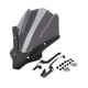 thumbnail image 2 of Reemplazo de cubierta de parabrisas de motocicleta Colamx Deflector de viento delantero Gris, 2 of 8