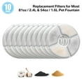thumbnail image 4 of Cat Water Fountain Filters Replacement Filter Fit for Flower Fountain Cat Water Fountain Water Dispenser 12PCS, 4 of 9