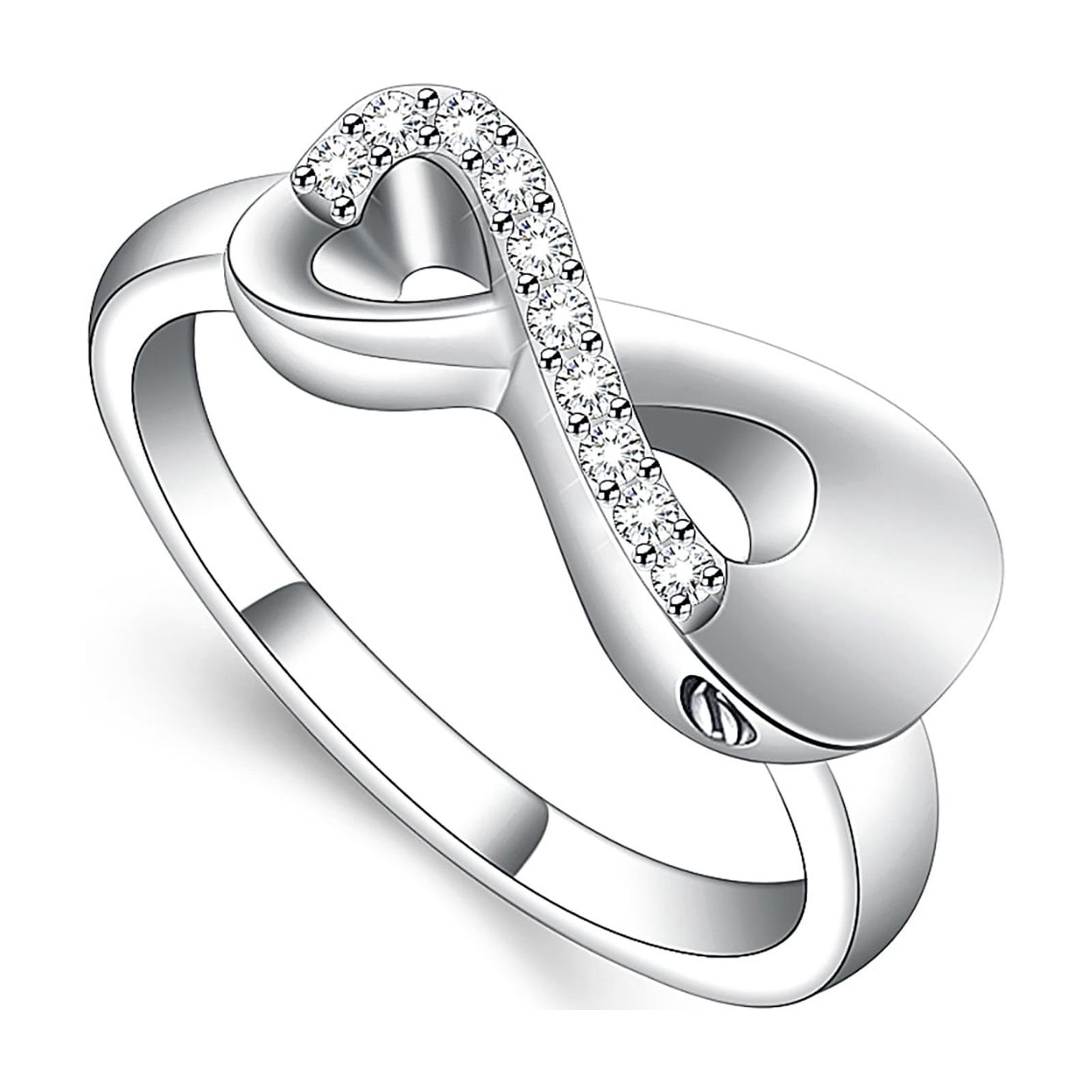 Love Infinity Urn Ring for Ashes Memorial Keepsake Jewelry for Loved Ones/Pets Cremation Jewelry for Ashes