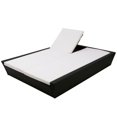 thumbnail image 6 of vidaXL Patio Bed Outdoor Rattan Daybed Lounge Bed with Cushion Poly Rattan, 6 of 7