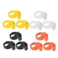 thumbnail image 3 of Miangastore 12pcs Finger Knife Ring Plastic Quilting Thread Cutter Thimble Sewing Accessories Handcraft DIY Tool with Blade for Cutting Yarn Fishing Line Weaving, 3 of 9