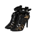 thumbnail image 5 of Breckelle BK67 Women Leatherette Strappy Buckle Pointy Toe Gladiator Sandal Pump, 5 of 5