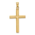 thumbnail image 1 of Collier Croix en Or Jaune 14k Pendentif Religieux Latin, 1 of 6