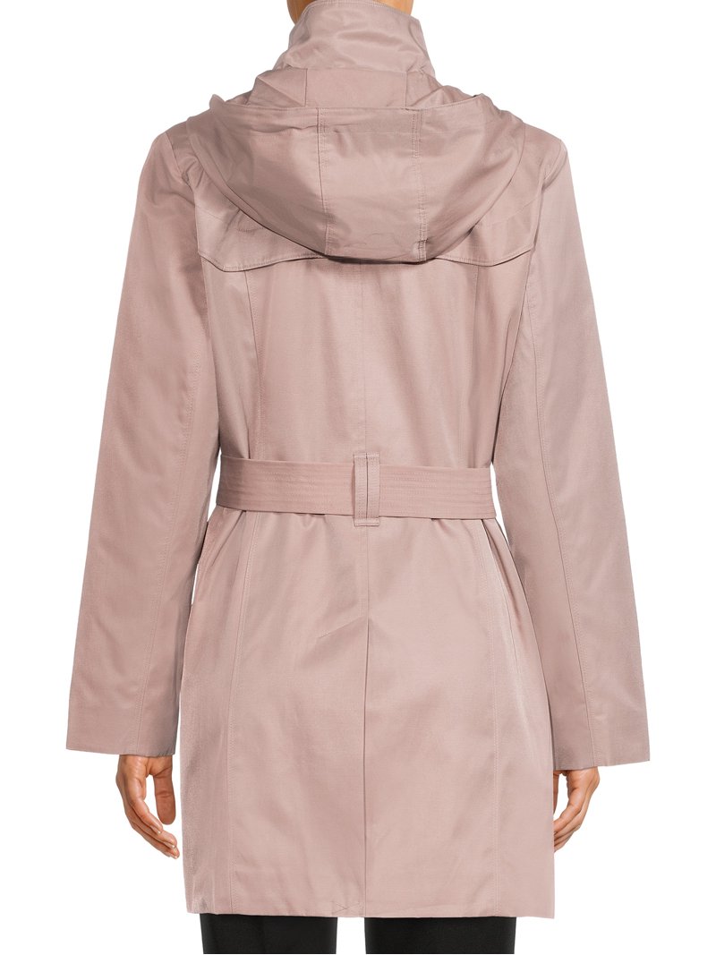 London Fog Women's Belted Rain Trench Coat - Walmart.com