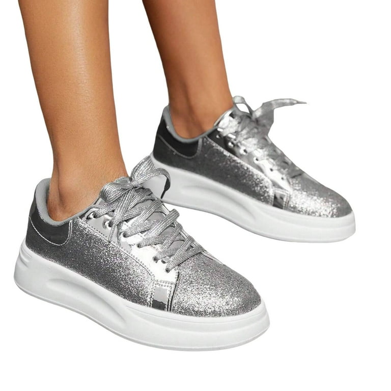 スニーカー GHOUD Woman Sneakers Silver TWLW. LG30 GHSOHS Womens Shoes Silver Shoes Leather Casual Shoes for