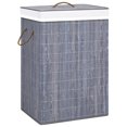 thumbnail image 1 of vidaXL Panier à Linge en Bambou Gris, 1 of 5