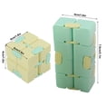 thumbnail image 3 of Cubo infinito de plástico mate de 3 piezas, juguete de descompresión para adultos, niños, oficina, hogar, juegos, 3 of 14