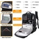 thumbnail image 3 of Mochila Equipaje de Cabina 45x36x20 Zhivalor Mochila de Viaje Ampliable easyjet Puerto USB Bolsa de Nylon para Laptop Bolsa de Viaje Impermeable de 17 Pulgadas Maleta de Cabina de Avión Easyjet, 3 of 7