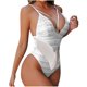 thumbnail image 1 of Traje de baño de una pieza para mujer, conjuntos de bikini para mujer, traje de baño de bikini de color liso sin espalda con tirantes, traje de baño de nailon para mujer, 1 of 2
