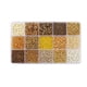 thumbnail image 2 of Juego de 15 cuentas de vidrio de colores para hacer pulseras, kit de cuentas de tubo, cuentas espaciadoras para Dorado, 2 of 6