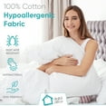 thumbnail image 4 of Digital Decor Cluster Fiber Pillows, Set of 2, Queen Size, Soft & Supportive, White, 4 of 7