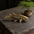thumbnail image 3 of Yihuala Fish Figurines Decors Brass Sea Animal Statue Decorative Objects Table Centerpieces Decoration for Living Room,Bookshelf, 3 of 10