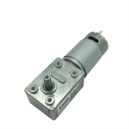 

Worm Gear Motor DC 12 Volt Reducer Motor 12V Worm Reduction Gearbox Engine Self-Locking Geared Motor JGY-395 Brush Motor