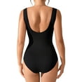 thumbnail image 4 of LANBAOSI Tank Top Bodysuit for Women Sexy Sleeveless Black Backless Tops, Scoop Neck Size S, 4 of 7