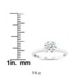 thumbnail image 3 of Pompeii 5/8ct Lab Created Diamond Solitaire Engagement Ring 14k White Gold (F,VS2-SI1), 3 of 3