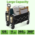 thumbnail image 2 of Carrito plegable micieitie con capacidad de carga de 360 lb, 2 of 9