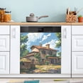 thumbnail image 5 of Farmhouse Dishwasher Magnetic Covers Magnet Sticker Kitchen Decor Dishwasher Refrigerator Front Door Covers Decorative Magnetic 23" x 26", 5 of 6