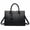 Black, variant on Elegant Woven Textured Tote Bag for Women, Large Capacity Leather Handbag with Detachable Shoulder Strap, Stylish Top-Handle Handbag for Work, Travel & Daily Use