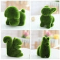thumbnail image 2 of Easter Artificial Grass Bunny Rabbit Toy Home Office Ornament Decor, 2 of 6