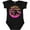 AB-Black, variant on Glacier National Park Montana Pink Mountains Boys or Girls Baby Bodysuit