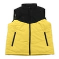 thumbnail image 4 of 11 Places Heated Vest USB Dual Control Color Blocking Electric Heating Coat Heated Jacket for Men Women Black Yellow XXXL, 4 of 8