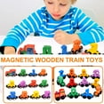 thumbnail image 2 of Lttoisl Magnetic Number Train Building Blocks, Wooden Assembly Car Educational Toy for Toddlers, Montessori Learning Activity, Brightly Printed Numbers & Hands-On Skills Development, 2 of 8