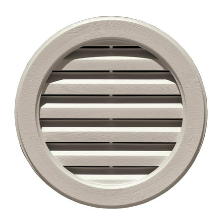 22 in. Round Gable Vent in Sandstone (Overall 22 in. x 22 in. x 1.5 in.)