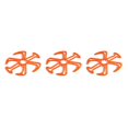 thumbnail image 1 of Eigraketly Almohadilla para casco de bicicleta eléctrica Desmontable Reutilizable Transpirable Ciclo de protección Color sólido Montar Reemplazar forro Naranja 3piezas Eigraketly CBP228619, 1 of 6