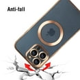 thumbnail image 2 of For Apple iPhone 14 Pro Clear Case Slim Plating Mag Safe Magnetic Cover, 2 of 4