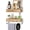 Brown, variant on 2-Pack Rustic Floating Shelves with Drawer, Black, 15.8 Inch Long, Wall-Mounted, Bathroom, Kitchen, Living Room Storage