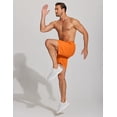 thumbnail image 2 of COOFANDY 2 Pack Mens Athletic Running Shorts 7'' Gym Workout Shorts Lightweight Drawstring Training Shorts with Zipper Pockets, 2 of 6