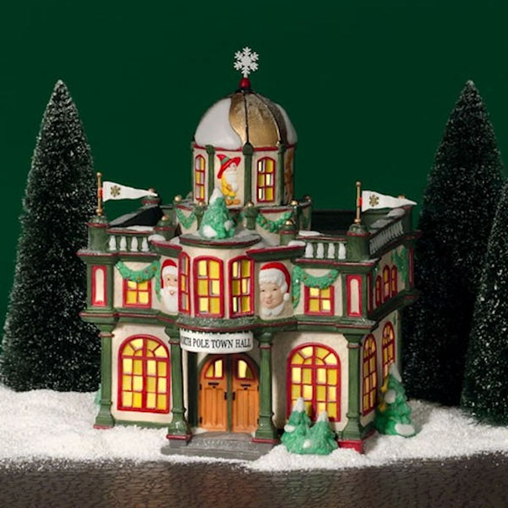 Department 56 North Pole Series North Pole Town Hall Lighted Building
