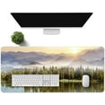 thumbnail image 4 of Extended Gaming Mouse Pad 31.5x11.8 Inches Magic Nature Plant Forest Mouse Pad Mountain and Lake Mouse Pad for Home Office Desktop Decoration Accessories BDXTMN238, 4 of 6