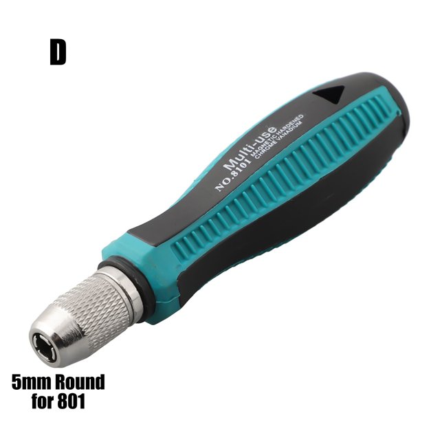 Magnetic Screwdriver Handle Screw Driver Bits Holder Adapter 6.35mm 4mm Hex 5mm Round Socket Slotted Torx Bits Wrench Hand Tools D