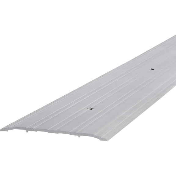 Aluminum Commercial Flat-Profile Threshold: Durable and Sleek Entryway Access Solution  (5 inx 1/4 inx 36 in) (Silver)